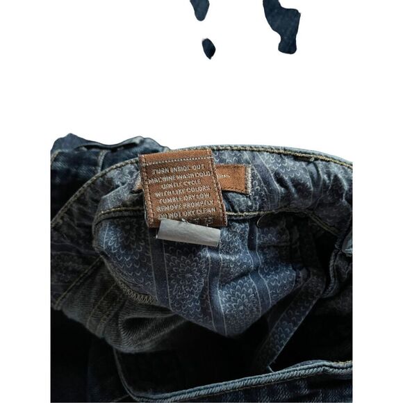 Paige Women's Blue Boot Cut Full Length Dark Wash Low Rise Jeans Size 27 - Picture 9 of 11